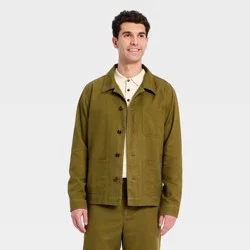Houston White Men's Chore Fashion Jacket - Olive Green S