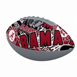 NCAA Alabama Crimson Tide Abstract Mini-Size Rubber Football