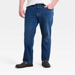 Men's Athletic Fit Straight Leg Jeans - Goodfellow & Co™ Dark Wash 40x32