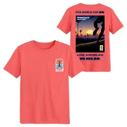 FIFA World Cup Los Angeles Youth Poster T-Shirt - L