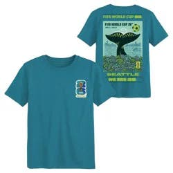 FIFA World Cup Seattle Youth Poster T-Shirt - L