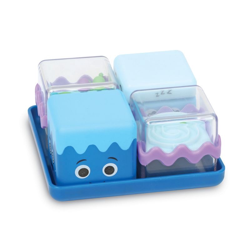 slide 1 of 6, Learning Resources Cool Down Cubes Sensory Fidget Set,5 Pieces, Ages 4+, Fidgets for Kids, Sensory Toys, 5 ct