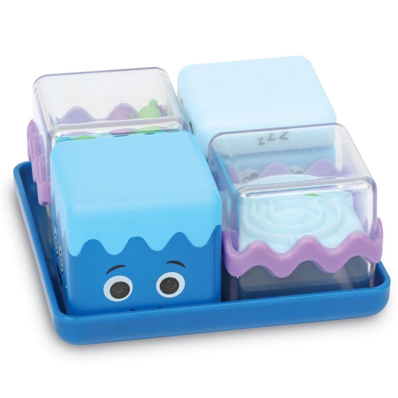 slide 1 of 8, Learning Resources Cool Down Cubes Sensory Fidget Set,5 Pieces, Ages 4+, Fidgets for Kids, Sensory Toys, 5 ct