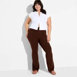 Women's High-Rise ButterBliss Flare Leggings - Wild Fable™ Brown XXL