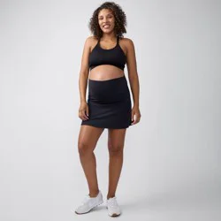 Ingrid & Isabel Everyday Maternity Active Skort - Black L