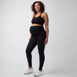 Ingrid & Isabel Everyday Maternity Everyday Active Leggings - Black XL