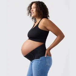 Ingrid & Isabel Everyday Maternity Pregnancy Support Belt - Black L/XL