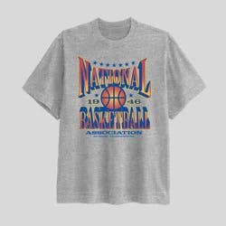 Men's NBA Teams Short Sleeve Graphic T-Shirt - Dark Gray XXL