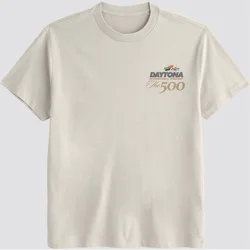 Men's NASCAR Daytona 500 Short Sleeve Graphic T-Shirt - Cream S
