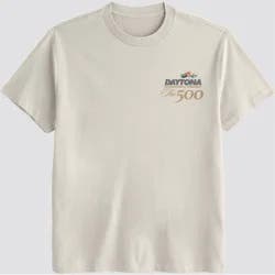 Men's NASCAR Daytona 500 Short Sleeve Graphic T-Shirt - Cream M