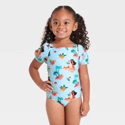 Toddler Girls' Moana Bikini - Aqua Blue 2T