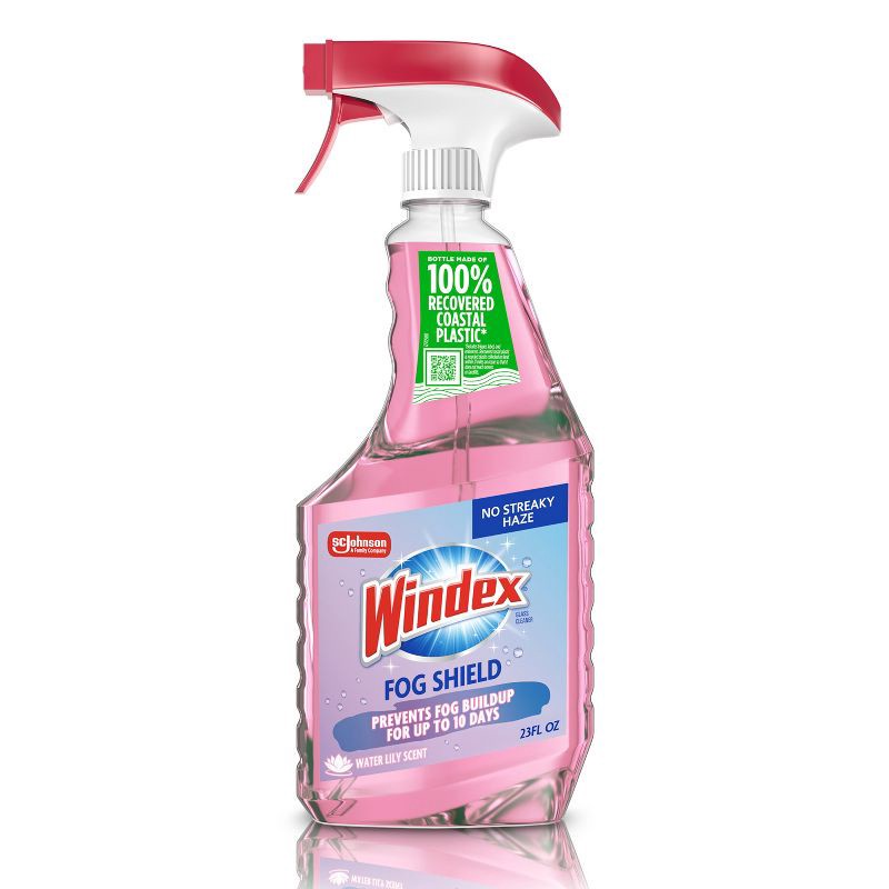 slide 1 of 13, Windex Fog Shield - Anti Fog Spray and Glass Cleaner - 23 fl oz: Ammonia-Free, Liquid Form, Windows and Mirrors, Water Lily, 23 fl oz