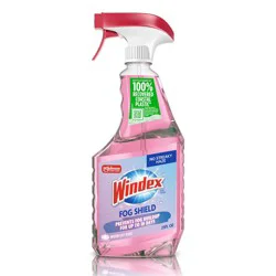 Windex Anti Fog Spray and Glass Cleaner - 23 fl oz: Ammonia-Free, Liquid Form, Windows and Mirrors, Lily of the Valley Scent