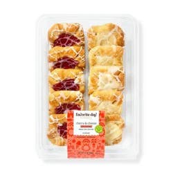 Cherry and Cheese Mini Danishes - 12oz/10ct - Favorite Day™