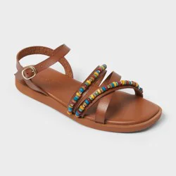 Kids' Fayra Casual Sandals - Cat & Jack™ Brown 6