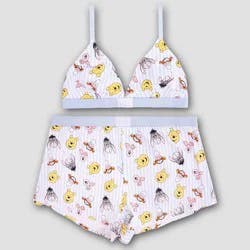 Women's Winnie The Pooh Cami & Boxer Set - Multicolor L