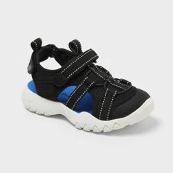 Toddler Walker Casual Sandals - Cat & Jack™ Black 11T