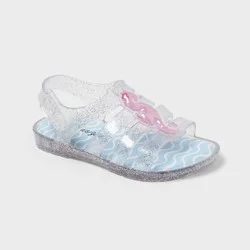 Toddler Girls' Delia Seahorse Jelly Casual Sandals - Cat & Jack™ Clear 11T