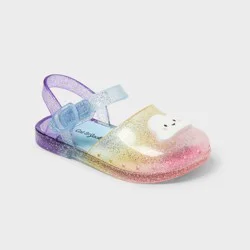 Toddler Girls' Casual Sandals - Cat & Jack™ Yellow/Blue 8T