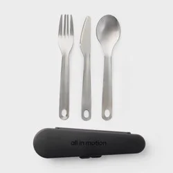 Stainless Steel Cutlery - All In Motion™ Black