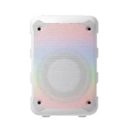 GEMS Light Up Portable Party Speaker - White