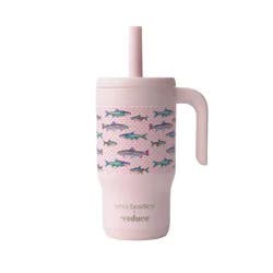 Reduce x Vera Bradley 14oz Chiller Kids Spill Proof Stainless Steel Insulated Straw Tumbler Lake Fishies