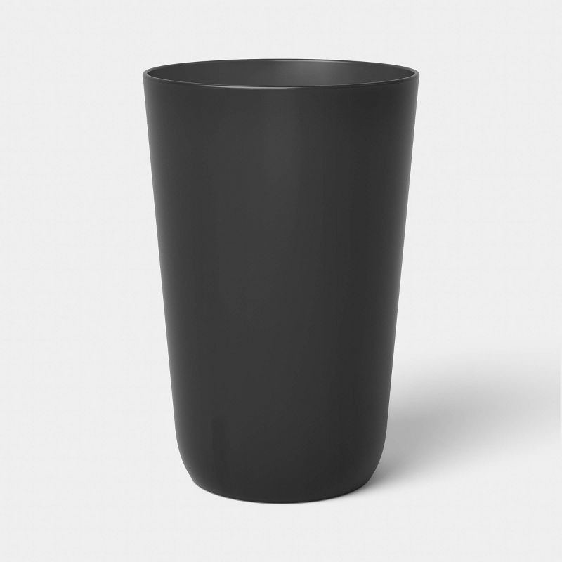 slide 1 of 3, 26 fl oz Recycled Polypro Tall Tumbler Black - Room Essentials™, 26 fl oz