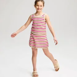 Girls' Sweater Tank - Cat & Jack™ Pink/Brown XS