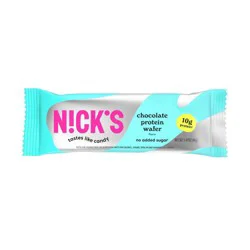 Nick's Chocolate Protein Wafer Single Serve Snack Bars - 10g Protein - 1.41oz