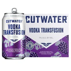 Cutwater Spirits Cutwater Grape Transfusion Spirits - 4pk/355ml Cans