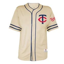 MLB Minnesota Twins Men's Vintage Button Down Jersey - M