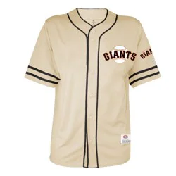 MLB San Francisco Giants Men's Vintage Button Down Jersey - L
