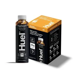 Huel Black Edition Chocolate Peanut Butter Ready-to-Drink 35g Protein Meal Replacement - 4pk