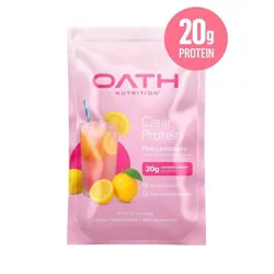 Oath Nutrition Single Serve Tray Sunrise Protein Powder - Pink Lemonade - Whey - 20g Protein