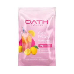 Oath Nutrition Tray Sunrise Protein Powder - Pink Lemonade - Whey - 20g Protein - Single Serve