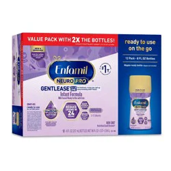 Enfamil NeuroPro Gentlease Ready to Feed Infant Formula Bottles - 8 fl oz Each/12ct