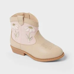 Toddler Xanthe Floral Boots - Cat & Jack™ Pink 5T