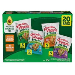 Sensible Portions Garden Veggie Straws Variety Pack Chips with Avocado Oil Chips - 15oz/20ct