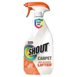 Shout Color Safe Set In Carpet Cleaner and Stain Remover Spray - 22 fl oz: Liquid Spray for Carpet, Eliminates Stains