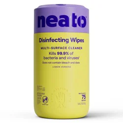 neato Wipes Canister All-Purpose Cleaners - Lemon - 75ct