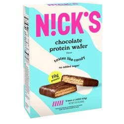 Nick's Chocolate Protein Wafer Snack Bars - 10g Protein - 7.05oz/5pk