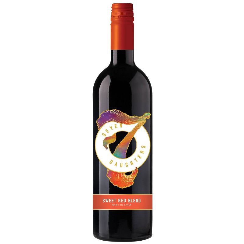 slide 1 of 3, Seven Daughters Sweet Red Wine - 750ml Bottle, 750 ml