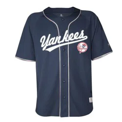 MLB New York Yankees Men's Button Down Jersey - S