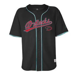 MLB Arizona Diamondbacks Men's Button Down Jersey - XL