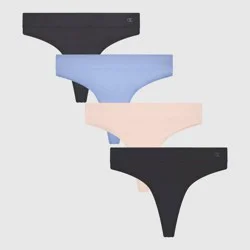 Champion Women's True Flex 4pk Thong Underwear - XL