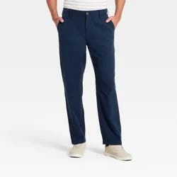 Men's Straight Leg Trousers - Goodfellow & Co™ Navy Blue XXL