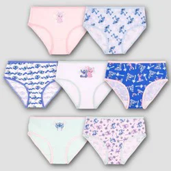 Girls' Lilo & Stitch 7pk Cotton Briefs - 4