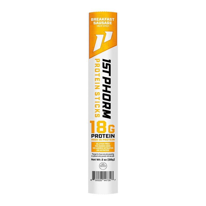 slide 1 of 4, 1st Phorm Breakfast Sausage Protein Meat Sticks - 2oz, 2 oz