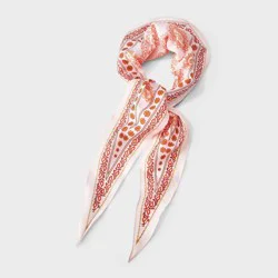 Cotton Triangle Scarf Paisley Print - Universal Thread™ Orange