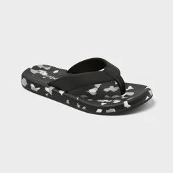 Kids' Espen EVA Flip Flops - Cat & Jack™ Black L